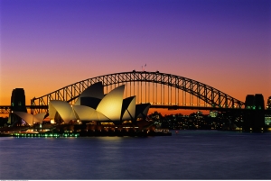 Sydney Opera House and Sydney Harbour Bridge Sydney, Australia