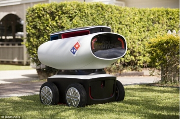全球首创！澳大利亚Domino推出送餐机器人，萌哒哒！